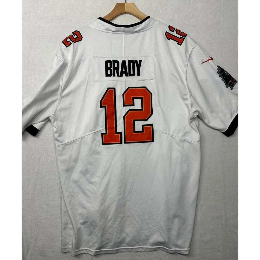 Nike Tom‎ Brady Tampa Bay Buccaneers NFL Football Jersey White XXL